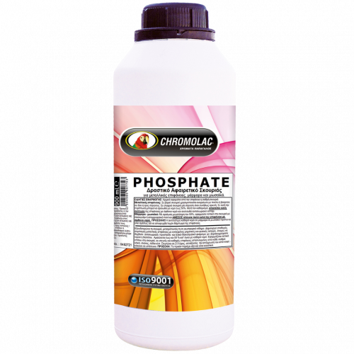 Chromolac Phosphate – Αφαιρετικό Σκουριάς Για Μεταλλικές Επιφάνειες, Μάρμαρα, Μωσαϊκά 900ml